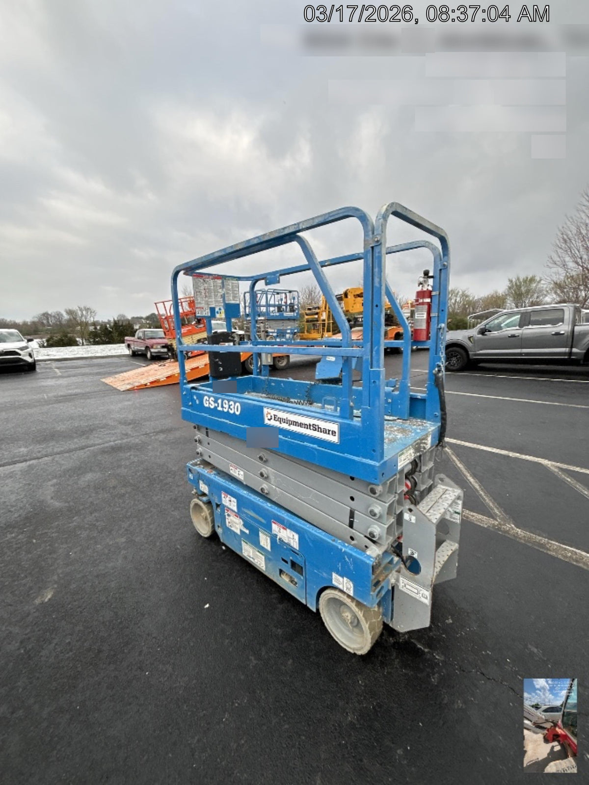 2020 Genie GS-1930 Fixed rails with chain entry gate - Pre A92.20