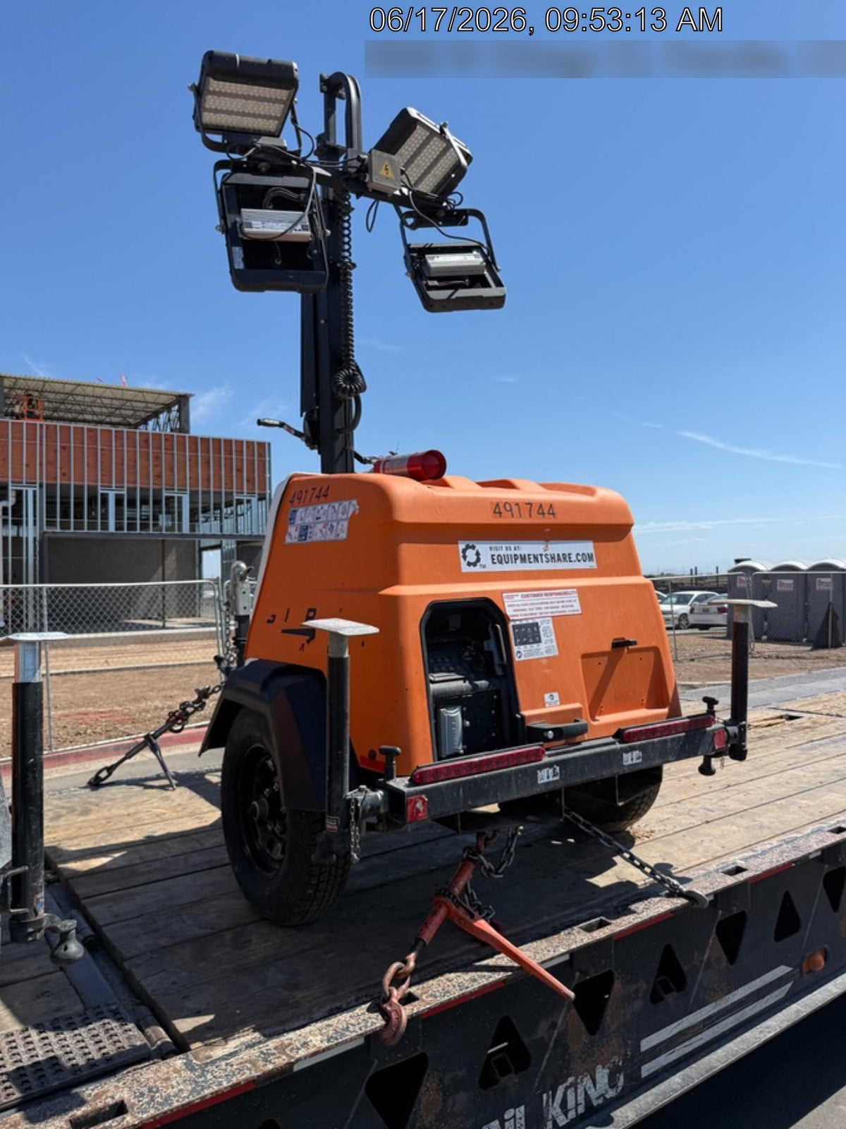 2025 Generac MLTS-4 Diesel, Mitsubishi L2E, 7.1 hp @1800 rpm, Flex Switch 120V Input, Powerzone Controller, (4) 320W LED Lights, 4kW Generator, 39.9 Gal Fuel Tank, 2" Ball, ES Decals