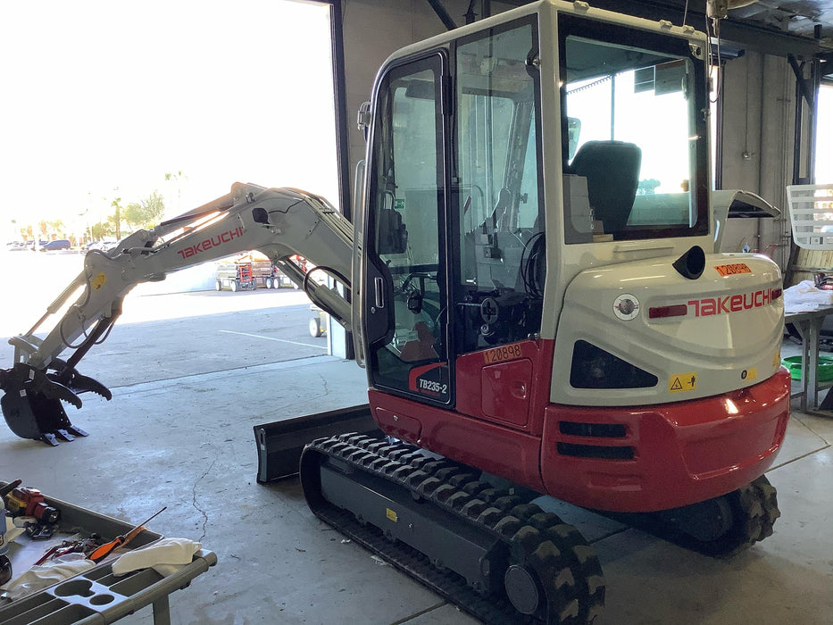 2020 Takeuchi TB-235-2CR Cab/Heat/Air, Rubber Tracks, Manual TAG QC