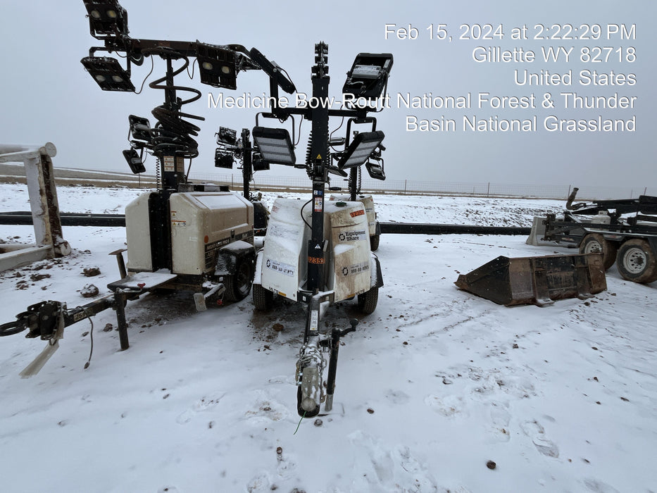 2023 Generac MLT2 Diesel, Flex Switch 120V Input, Powerzone Controller, (4) 320W LED Lights, 4kW Generator, 39.9 Gal Fuel Tank, 2" Ball, T3