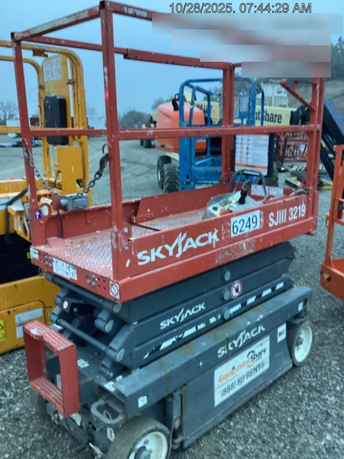 2017 Skyjack SJIII-3219 Skyjack SJ3219, Trojan Battery Set, Extended Warranty 5yr/5k hr