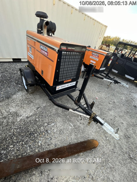 2021 Lincoln Electric Vantage 549X Ready Pak 3, ORANGE (includes trailer, cable rack, fender light kit)