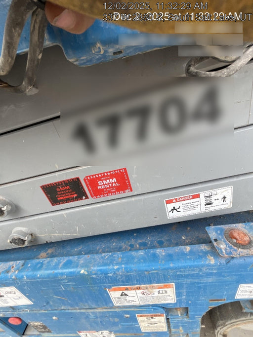 2018 Genie GS-1930 Genie GS-1930 w/Fixed Rail, Chain Entry