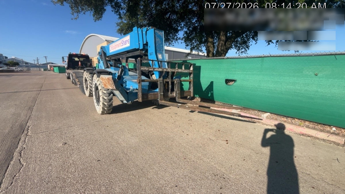 2017 Genie GTH-1056 Genie GTH1056, Solid Tires, 60" carriage, Open ROPS