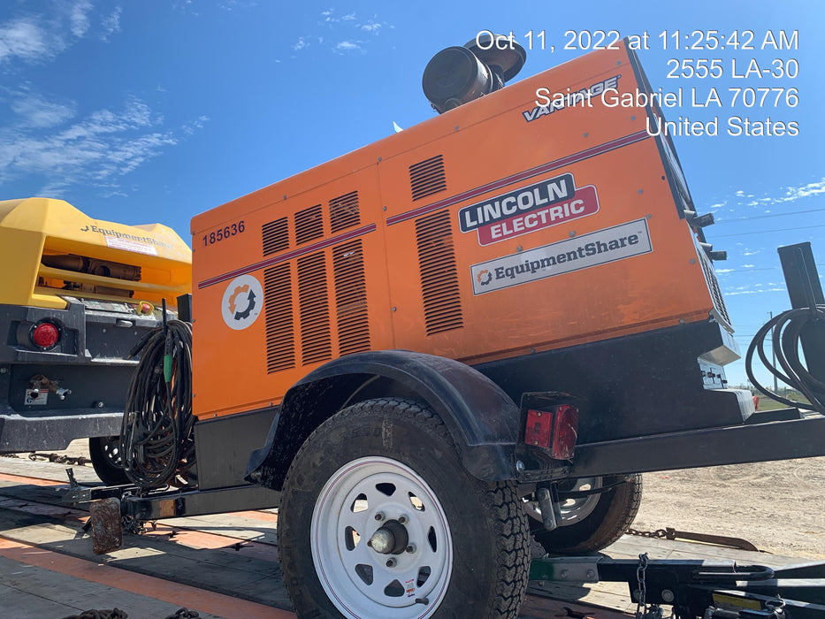 2021 Lincoln Electric Vantage 549X Ready Pak 3, ORANGE (includes trailer, cable rack, fender light kit)