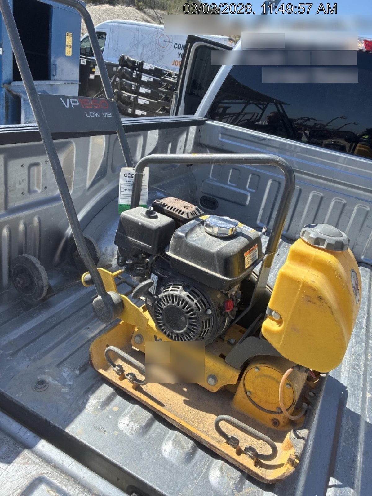 2021 WACKER NEUSON VP1550AW