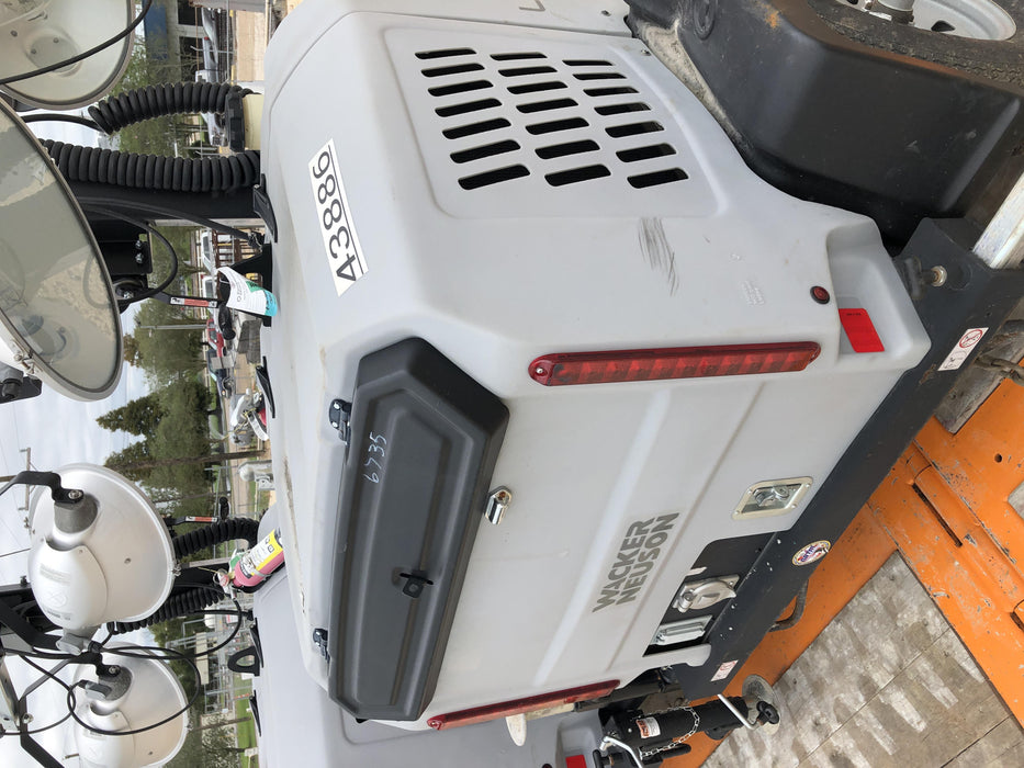 2019 Wacker Neuson LTV6L-MH Wacker Neuson LTV6L Mobile Light Tower w/Fuel Level Sensor Installed