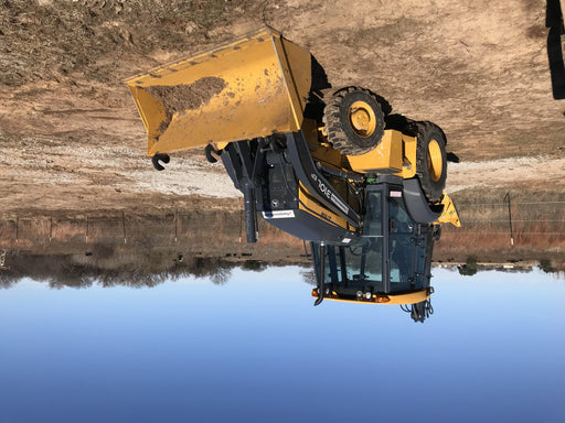 2019 John Deere 310LEP 4wd, Cab/Heat/Air, Standard dipper, ISO, Rear Auxiliary Hydraulics, Manual QC w/12”, 18”, and 24” buckets