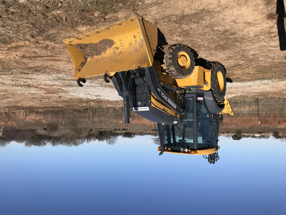 2019 John Deere 310LEP 4wd, Cab/Heat/Air, Standard dipper, ISO, Rear Auxiliary Hydraulics, Manual QC w/12”, 18”, and 24” buckets
