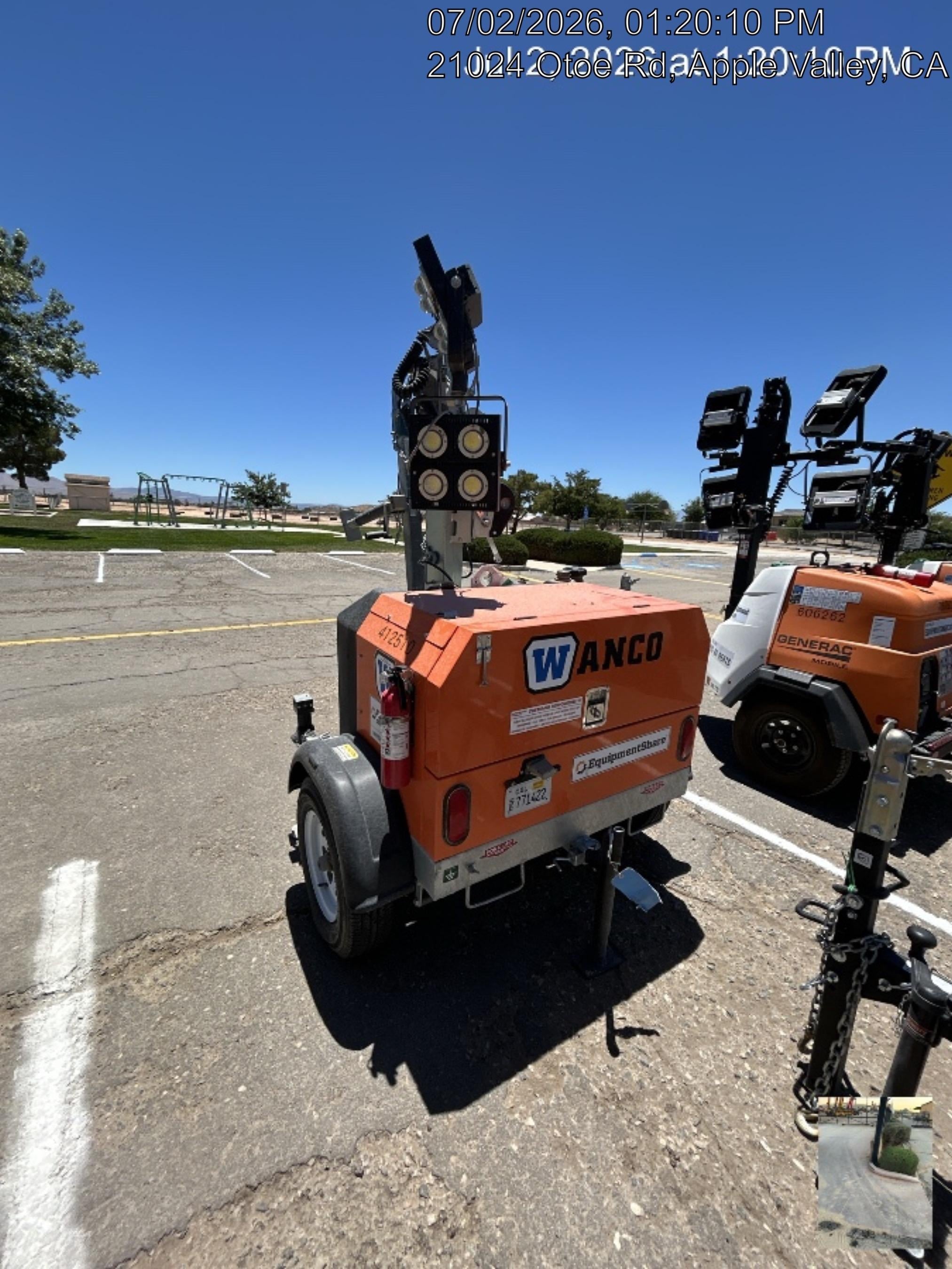 2024 Wanco WLTT-4MM4K Diesel, Deep Sea Controller, Shore Power Plug, Auto Start, (4) 350W LED Floodlights, 4kW Generator, 60 Gal Fuel Tank, 2" Ball, T3