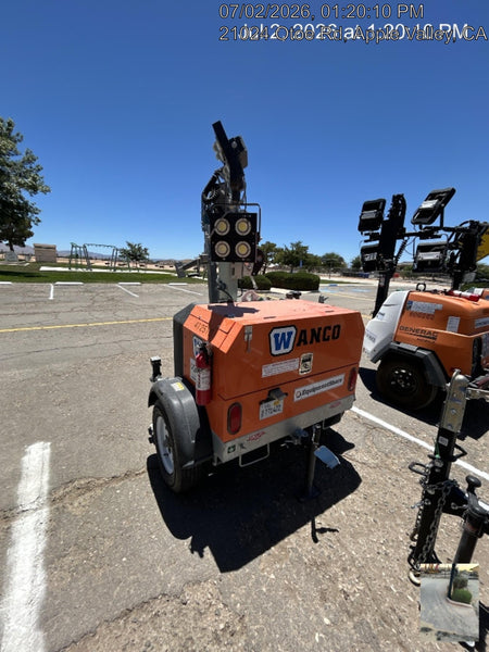 2024 Wanco WLTT-4MM4K Diesel, Deep Sea Controller, Shore Power Plug, Auto Start, (4) 350W LED Floodlights, 4kW Generator, 60 Gal Fuel Tank, 2" Ball, T3