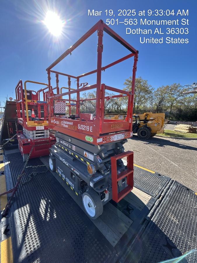 2024 Skyjack SJ3219 Electric Drive, Sld NM Tires, DBcns, RFRails, Power to Platform, T3 + Access Control