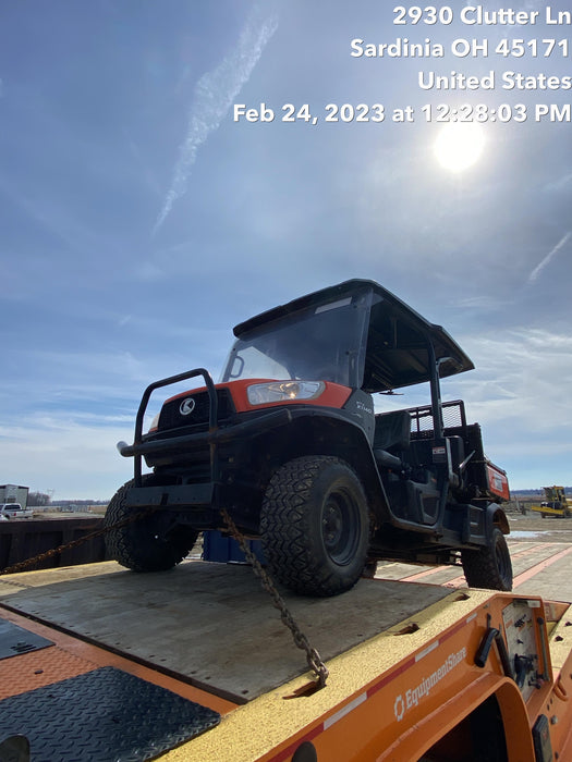 2022 Kubota RTV-X1140W-H Plastic Canopy, Windshield Acrylic Clear, LED Strobe Light, Wire Harness Kit, Back up Alarm