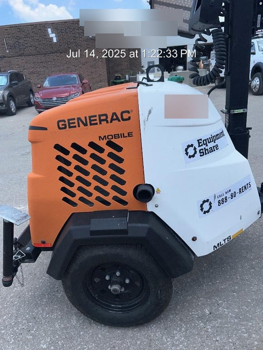 2024 Generac MLT2 Diesel, Flex Switch 120V Input, Powerzone Controller, 
(4) 320W LED Lights, 4kW Generator, 39.9 Gal Fuel Tank, 2" Ball, T3