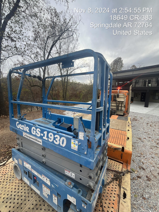 2018 Genie GS-1930 Genie GS-1930 w/Fixed Rail, Chain Entry