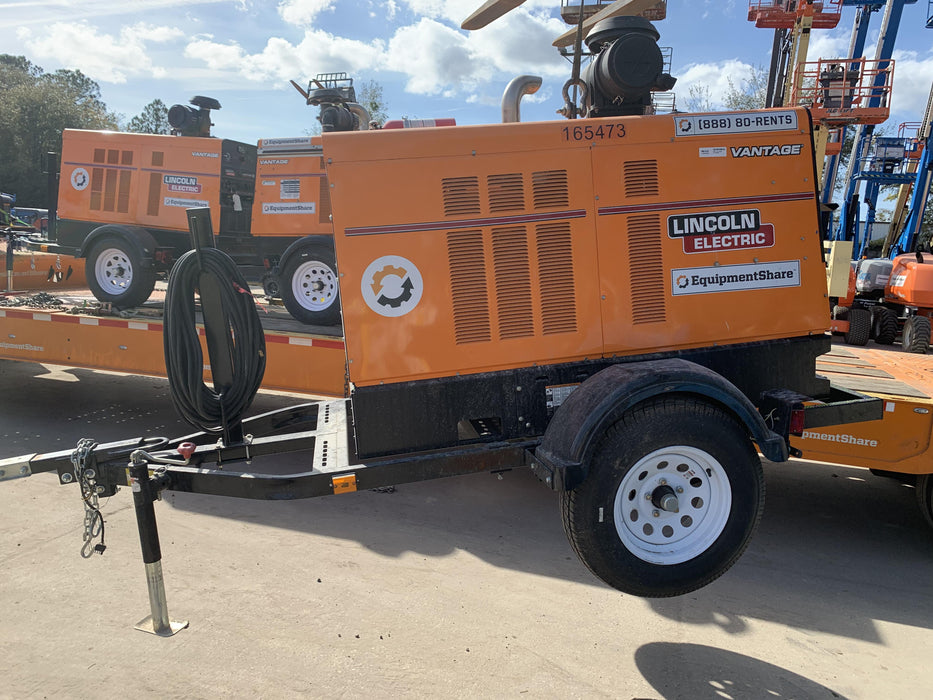2021 Lincoln Electric Vantage 549X Ready Pak 3, ORANGE (includes trailer, cable rack, fender light kit)