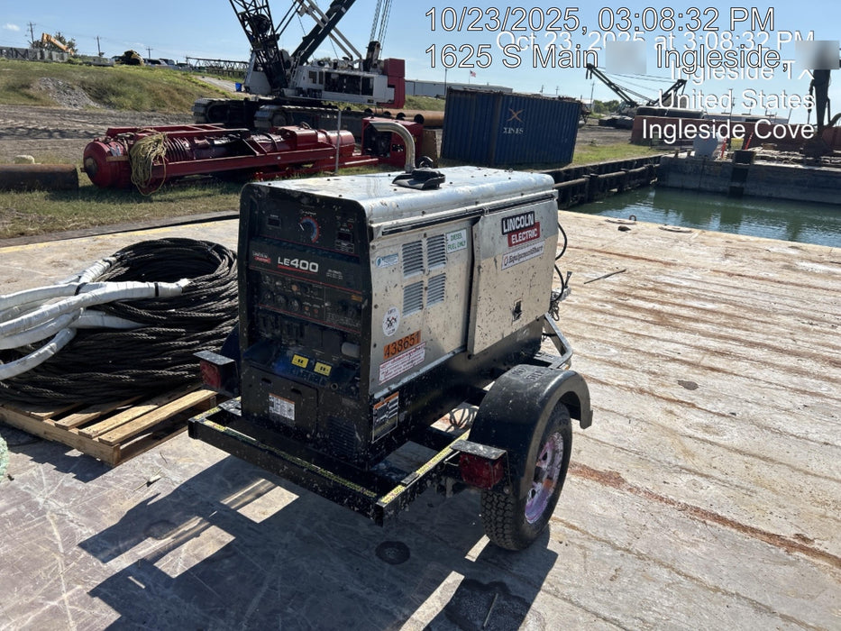 2024 Lincoln Electric LE400 Kubota V1505, Trlr, Cable Rack, Light Kit, ES Decals, T3