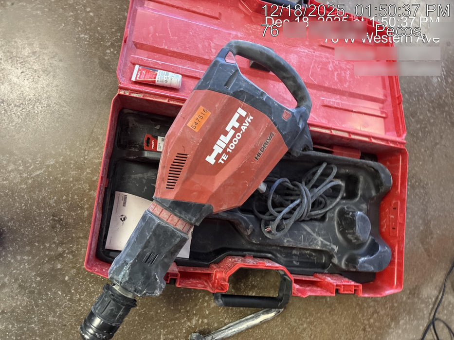 2025 HILTI TE 1000-AVR