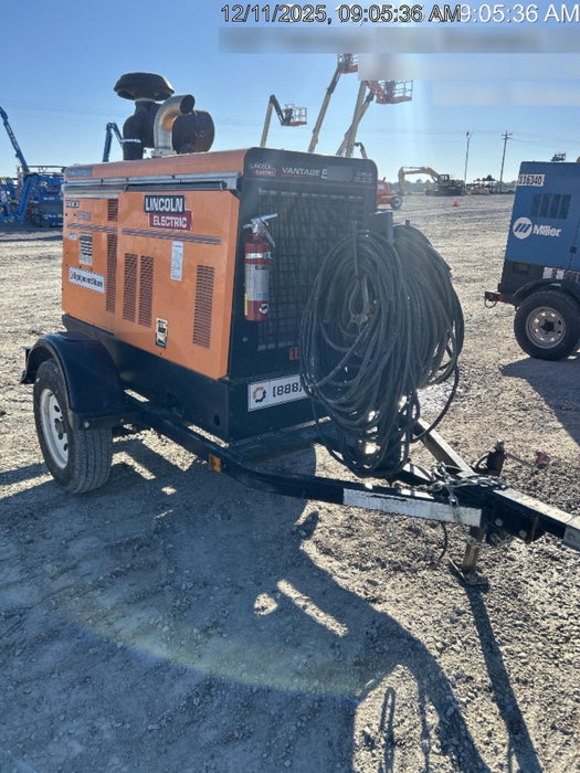 2021 Lincoln Electric Vantage 549X Ready Pak 3, ORANGE (includes trailer, cable rack, fender light kit)