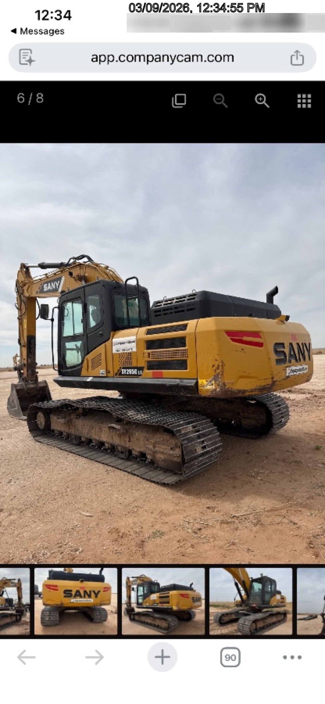 2019 SANY SY265C LC