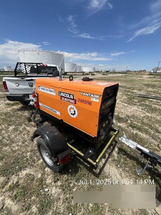 2022 Lincoln Electric LE400 Kubota V1505, Trlr, Cable Rack, Light Kit, ES Decals, T3