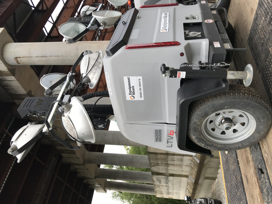 2019 Wacker Neuson LTV6L-MH Wacker Neuson LTV6L Mobile Light Tower w/Fuel Level Sensor Installed