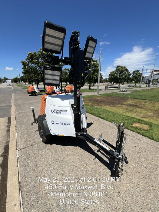 2024 Generac MLT2 Diesel, Flex Switch 120V Input, Powerzone Controller, 
(4) 320W LED Lights, 4kW Generator, 39.9 Gal Fuel Tank, 2" Ball, T3