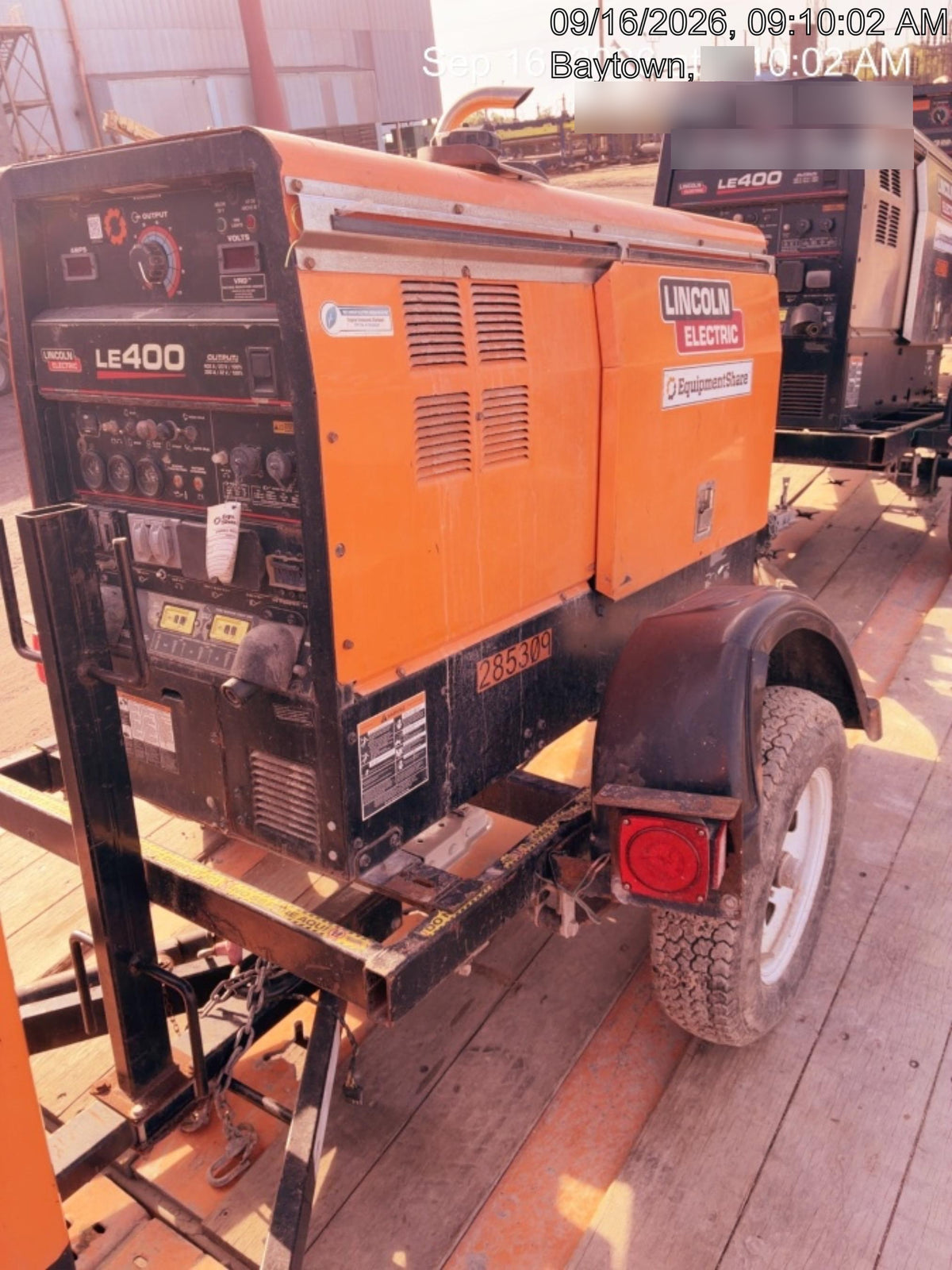 2022 Lincoln Electric LE400 Kubota V1505, Trlr, Cable Rack, Light Kit, ES Decals, T3
