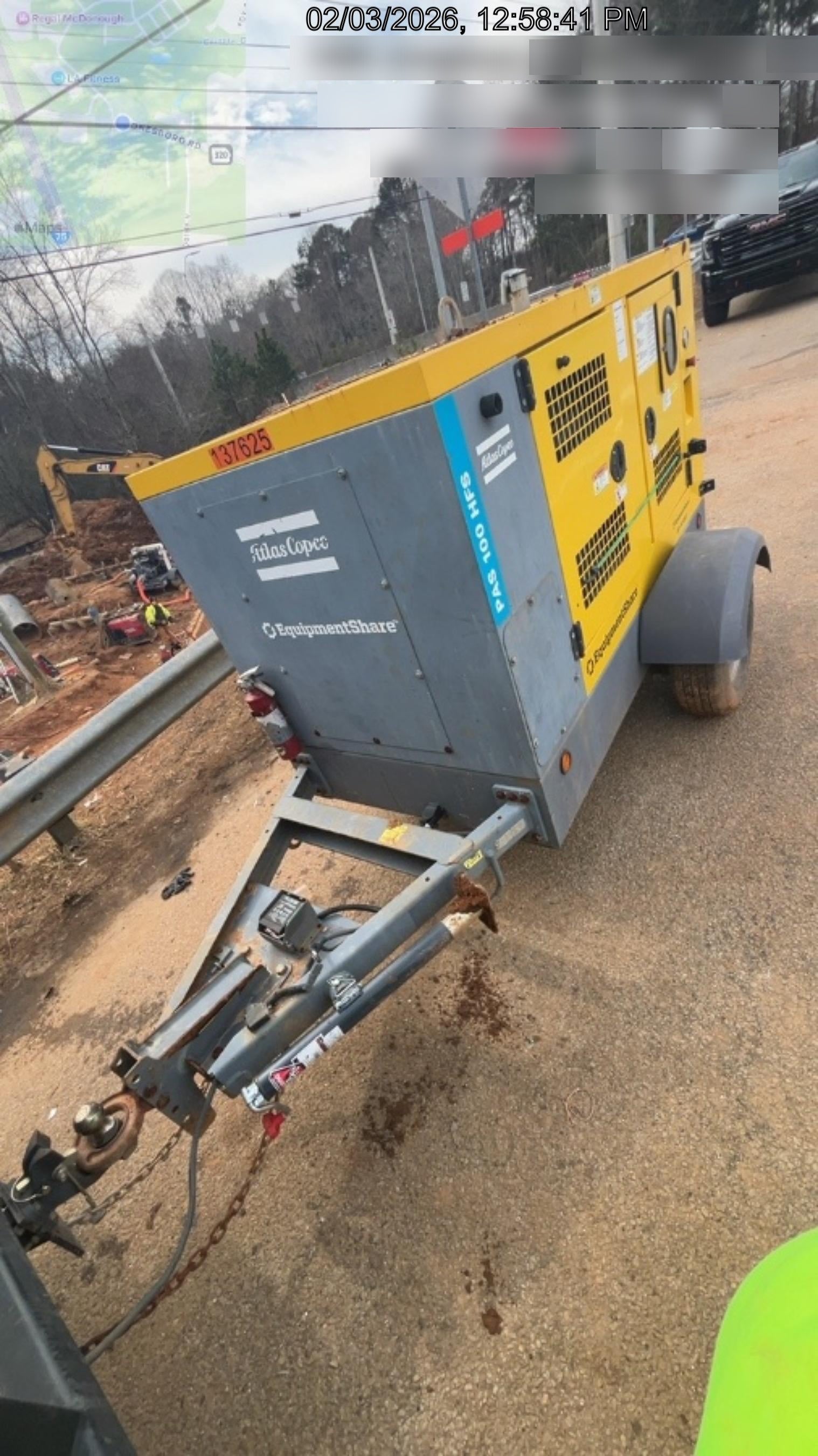 2021 ATLAS COPCO PAS 100 HF CS Enclosed