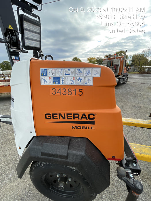 2023 Generac MLT2 Diesel, Flex Switch 120V Input, Powerzone Controller, (4) 320W LED Lights, 4kW Generator, 39.9 Gal Fuel Tank, 2" Ball, T3