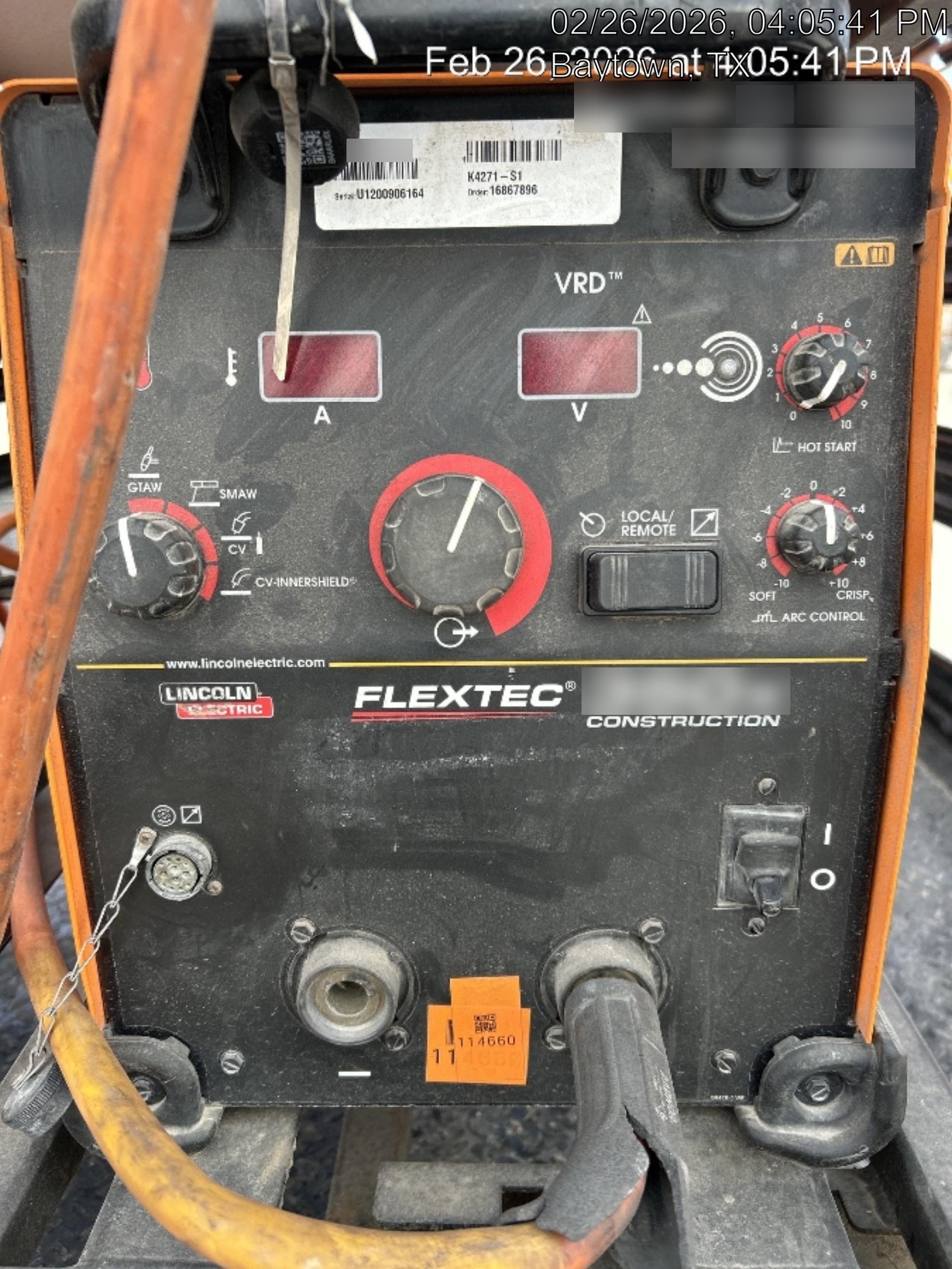 2020 LINCOLN ELECTRIC FLEXTEC 350X
