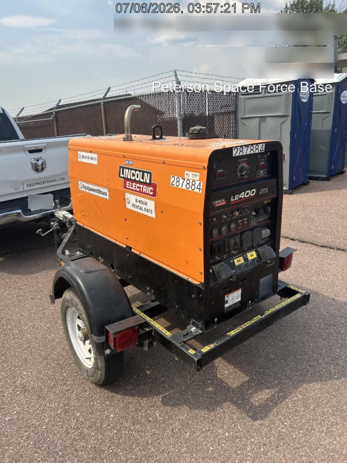 2023 Lincoln Electric LE400 Kubota V1505, Trlr, Cable Rack, Light Kit, ES Decals, T3