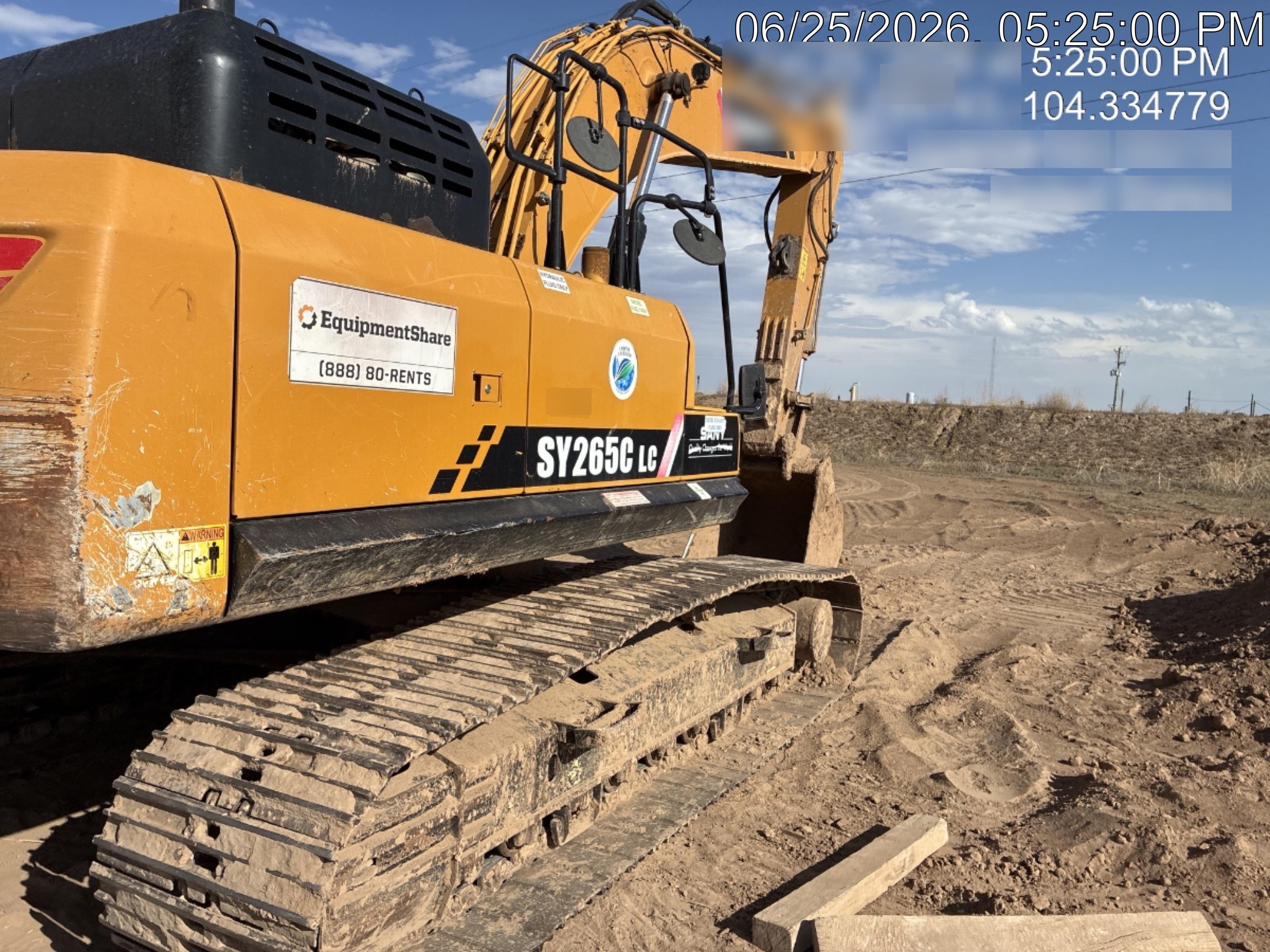 2019 SANY SY265C LC