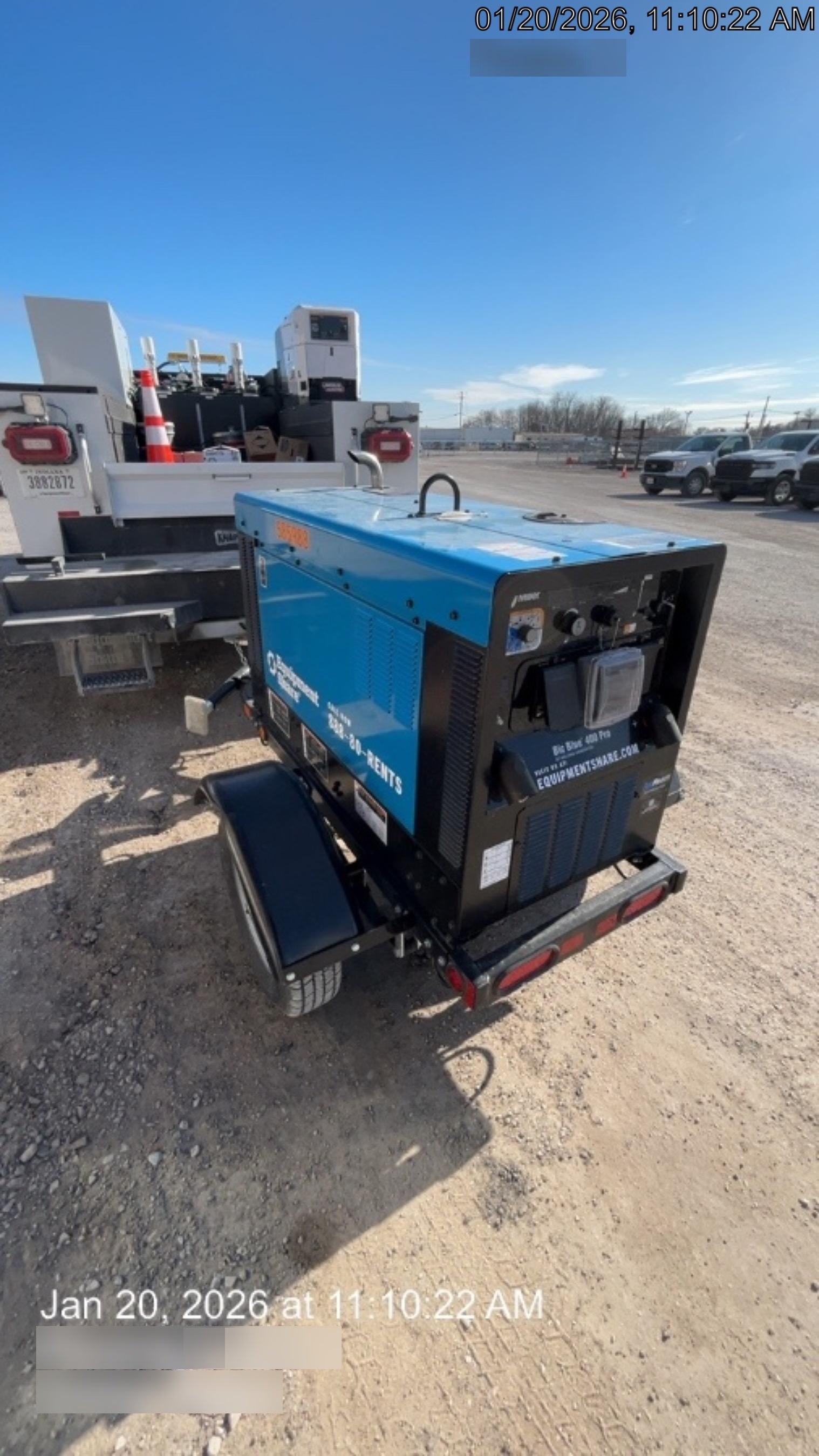 2025 MILLER ELECTRIC BIG BLUE 400