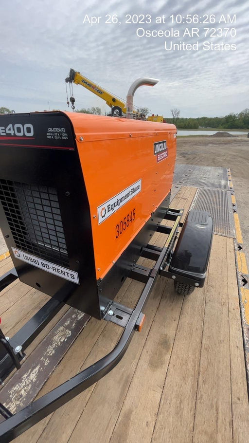 2023 Lincoln Electric LE400 Kubota V1505, Trlr, Cable Rack, Light Kit, ES Decals, T3