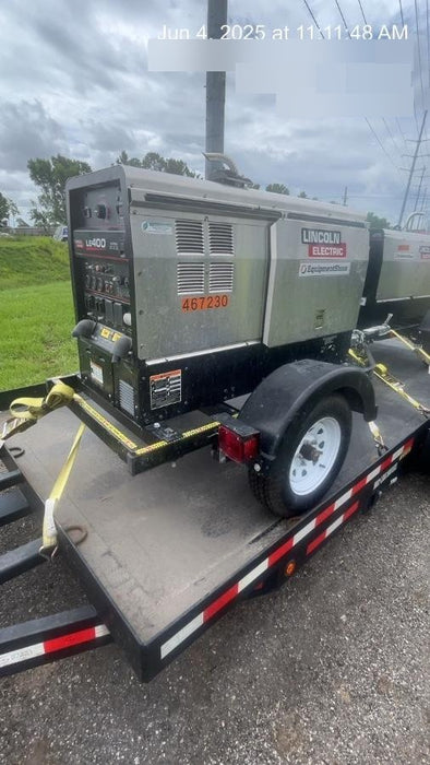 2024 Lincoln Electric LE400 Kubota V1505, Trlr, Cable Rack, Light Kit, ES Decals, T3
