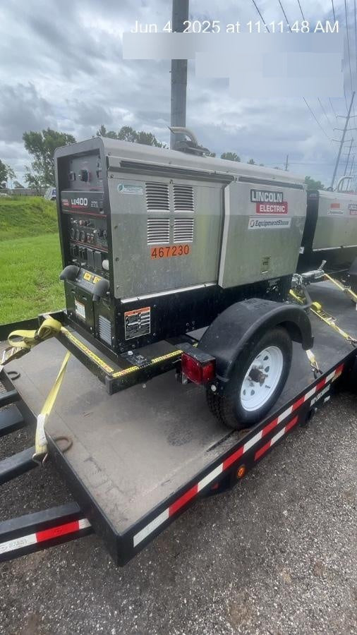 2024 Lincoln Electric LE400 Kubota V1505, Trlr, Cable Rack, Light Kit, ES Decals, T3