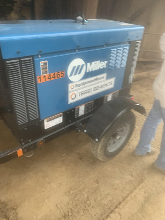 2020 Miller Electric BIG BLUE 400 Trailer Mounted Welder