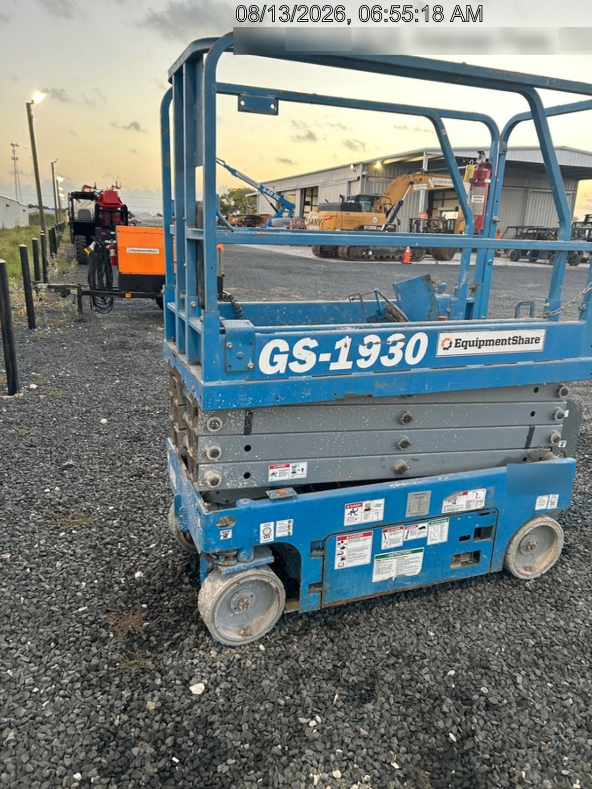 2019 Genie GS-1930 Fixed rails with chain Entry