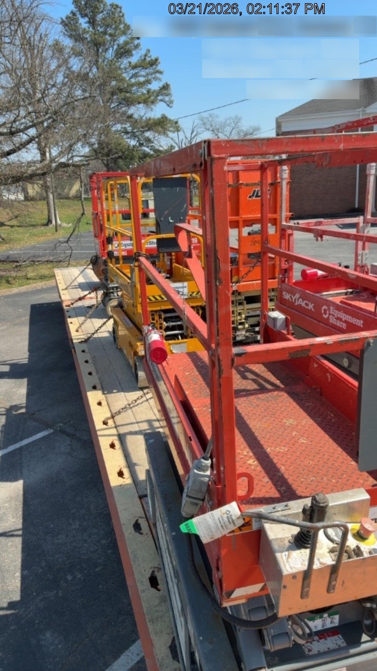 2019 Skyjack SJIII-3219 Standard Options, Trojan Batteries