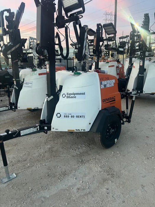 2025 Generac MLTS-4 Diesel, Mitsubishi L2E, 7.1 hp @1800 rpm, Flex Switch 120V Input, Powerzone Controller, (4) 320W LED Lights, 4kW Generator, 39.9 Gal Fuel Tank, 2" Ball, ES Decals