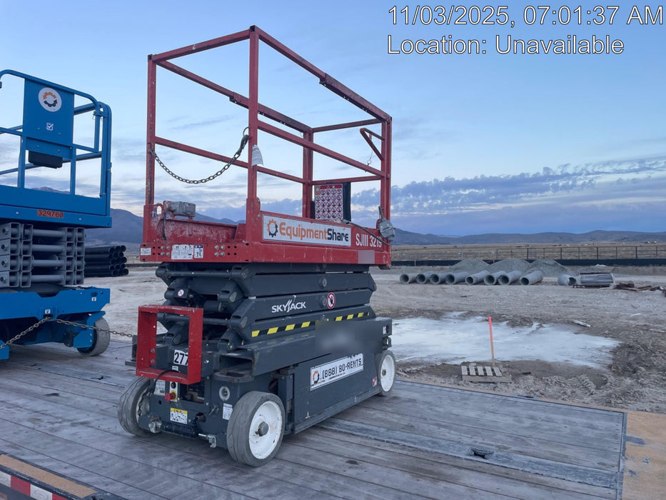 2019 Skyjack SJIII-3219 Standard Options