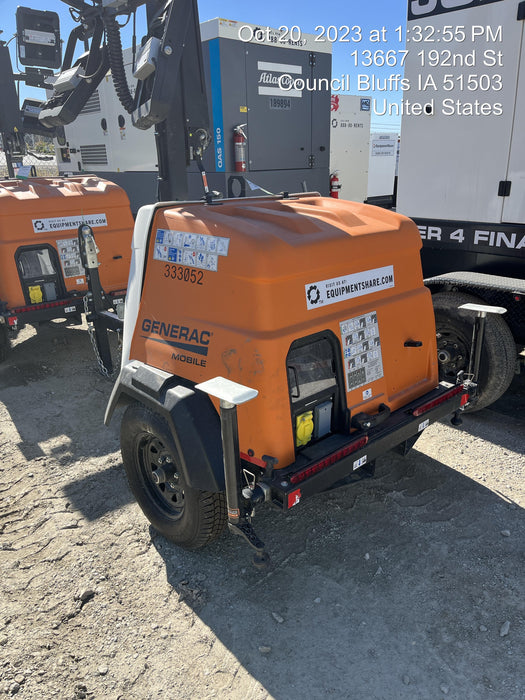 2023 Generac MLT2 Diesel, Flex Switch 120V Input, Powerzone Controller, (4) 320W LED Lights, 4kW Generator, 39.9 Gal Fuel Tank, 2" Ball, T3