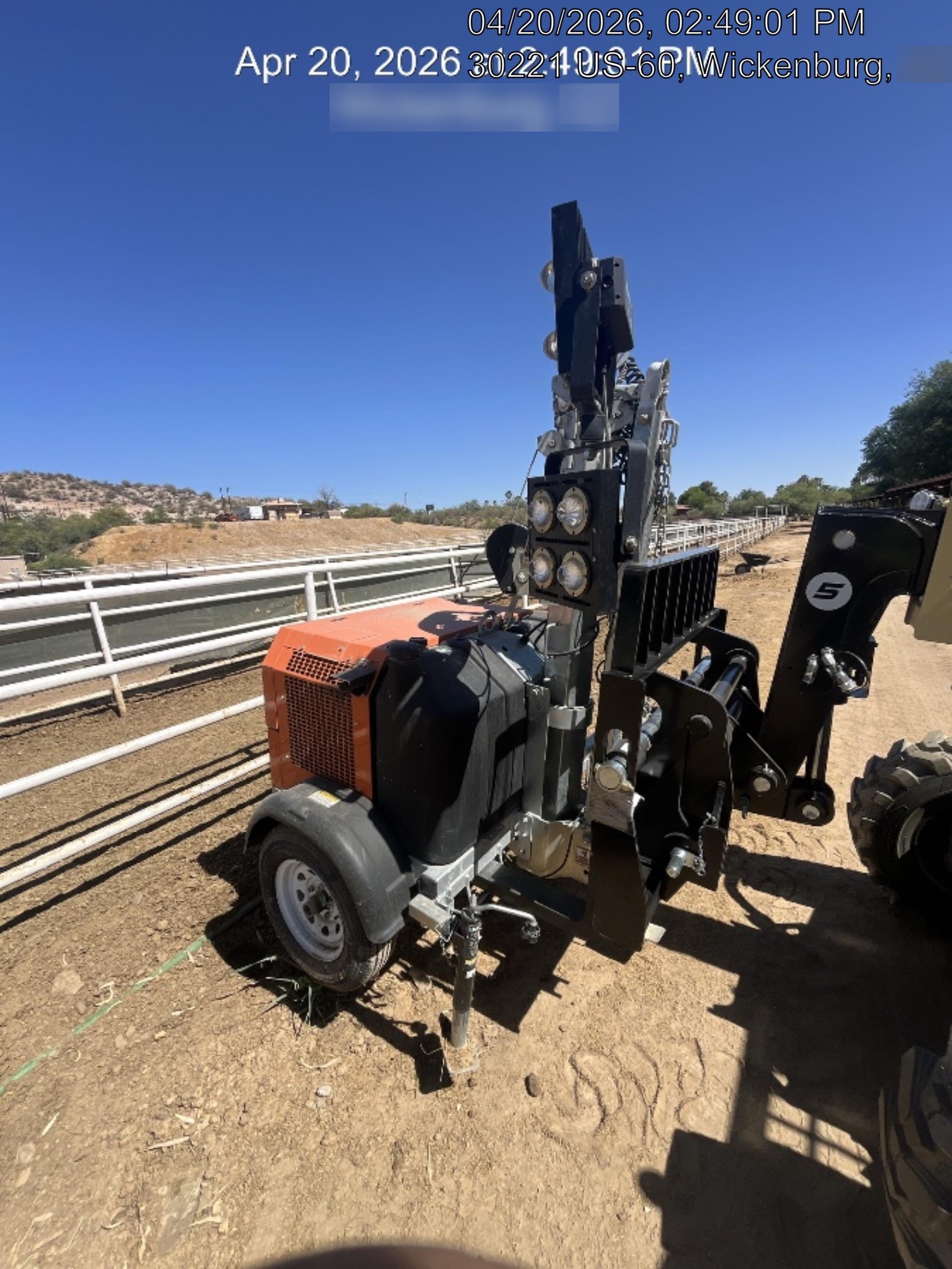 2024 Wanco WLTT-4MM4K Diesel, Deep Sea Controller, Shore Power Plug, Auto Start, (4) 350W LED Floodlights, 4kW Generator, 60 Gal Fuel Tank, 2" Ball, T3