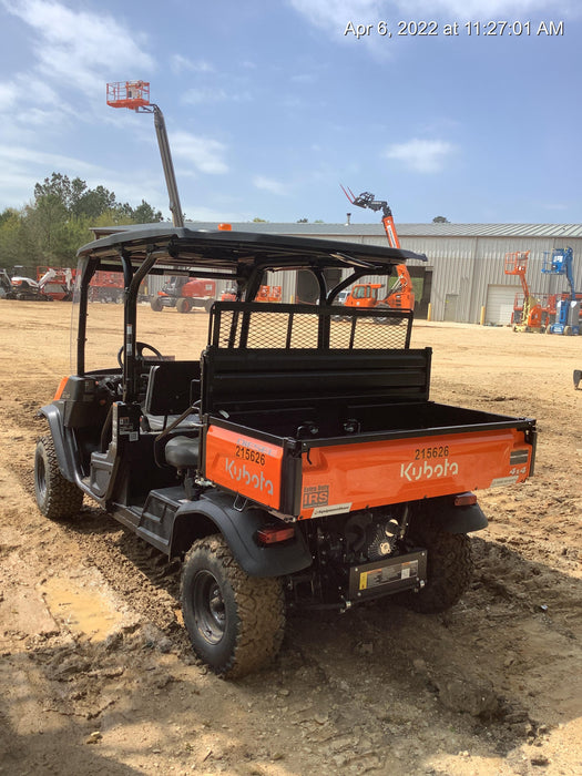 2022 Kubota RTV-X1140W-H Plastic Canopy, Windshield Acrylic Clear, LED Strobe Light, Wire Harness Kit, Back up Alarm
