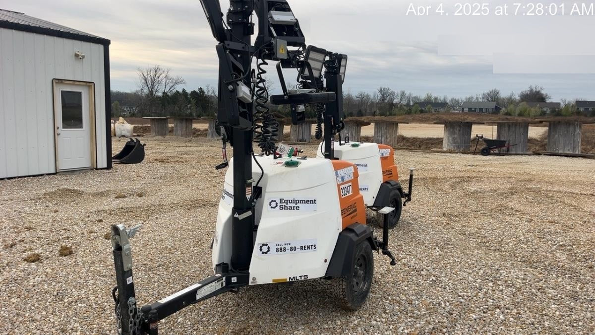 2023 Generac MLT2 Diesel, Flex Switch 120V Input, Powerzone Controller, (4) 320W LED Lights, 4kW Generator, 39.9 Gal Fuel Tank, 2" Ball, T3