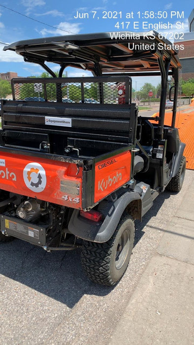 2021 Kubota RTV-X1140W-H Plastic Canopy, Windshield Acrylic Clear, LED Strobe Light, Wire Harness Kit, Back up Alarm