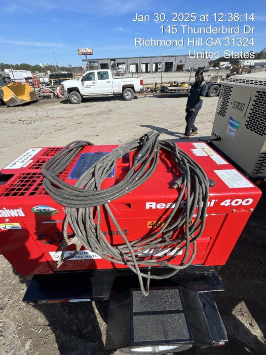 2024 Shindaiwa DGW400DML Kubota D902 Engine, 23 HP, Dual Op Welder, Wire, Arc, Droop Stick, Tig, and CC Stick Functionality, Simulphase, 3 Phase and 1 Phase Gen Output, Single Axle NB Trlr, Slr Trckl Chrg 12V 12W, Fire Ext, T3