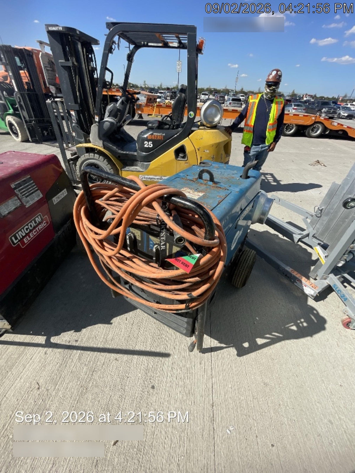 2019 Miller Electric BOBCAT 250 Standard w/Running Gear, Bracket, Hose