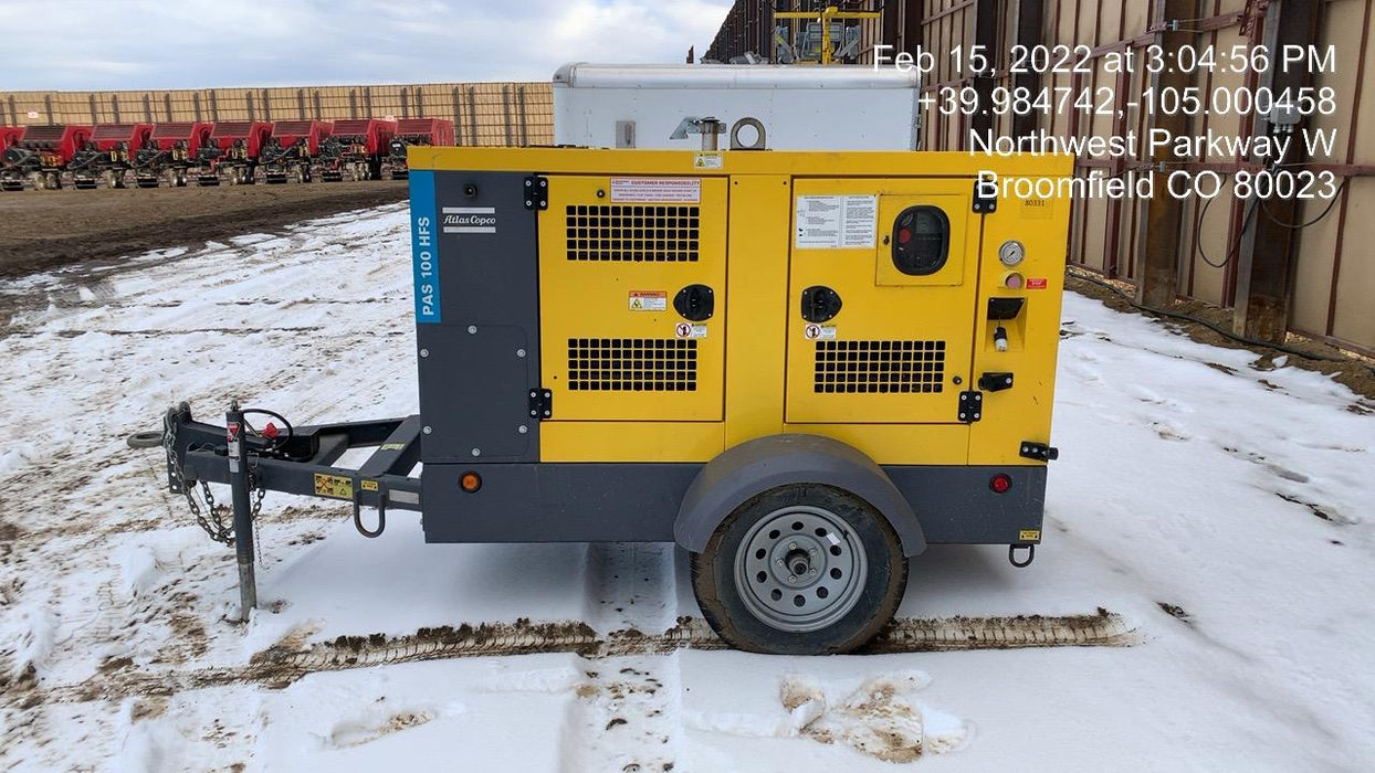 2020 ATLAS COPCO PAS 100 HF CS Enclosed